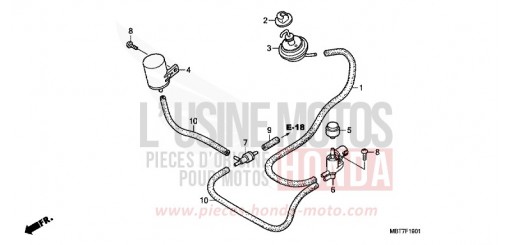 BYPASS CONTROL SOLENOIDVALVE XL1000V7 de 2007